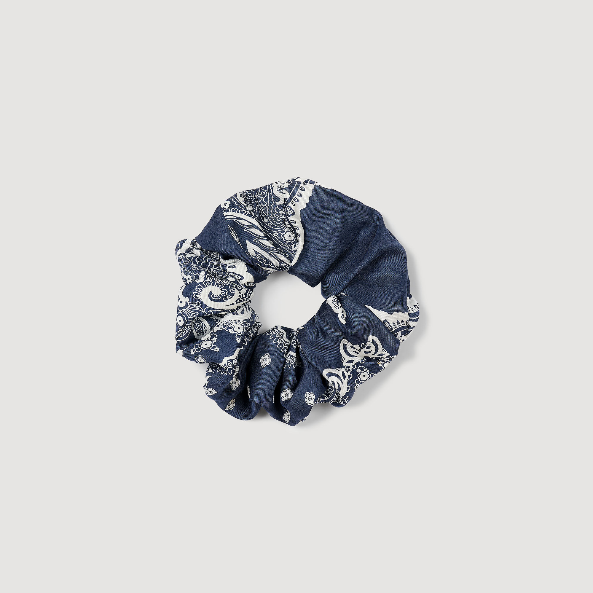Bandana print scrunchie