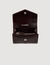 Glazed leather wallet
