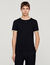 Two-tone patch T-shirt