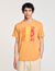 Wave print cotton T-shirt