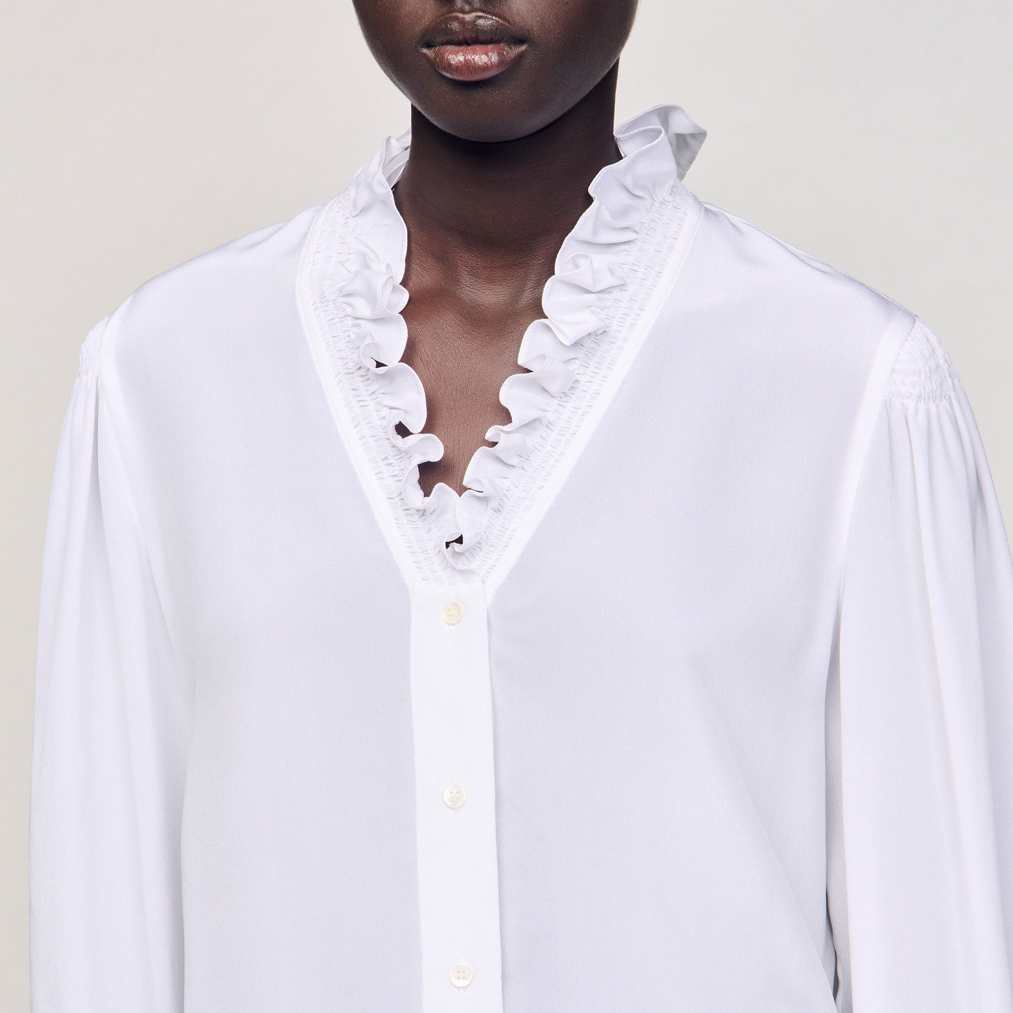 Floaty silk shirt