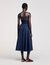 Midi denim dress