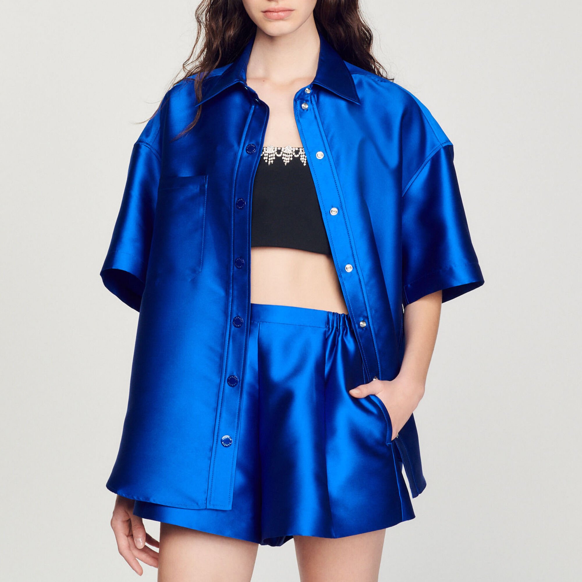 Satin shorts
