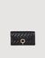 Leather crossbody clutch bag