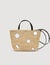 Raffia basket bag