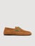 Suede boat shoe loafers