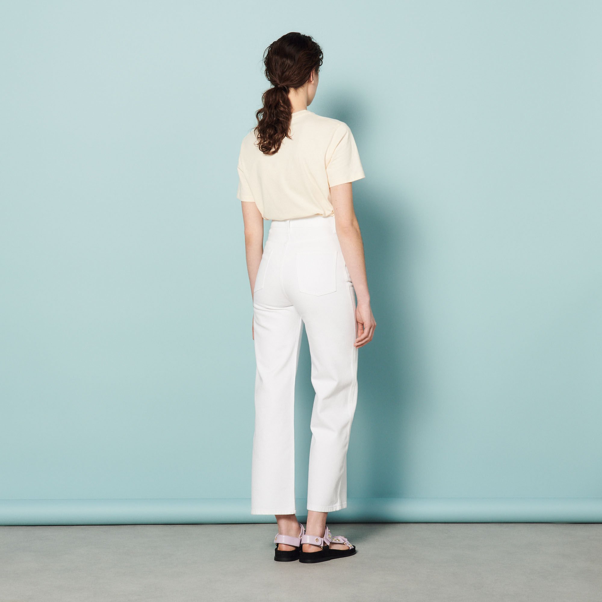 Straight-cut jeans