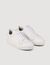 Low-top leather trainers