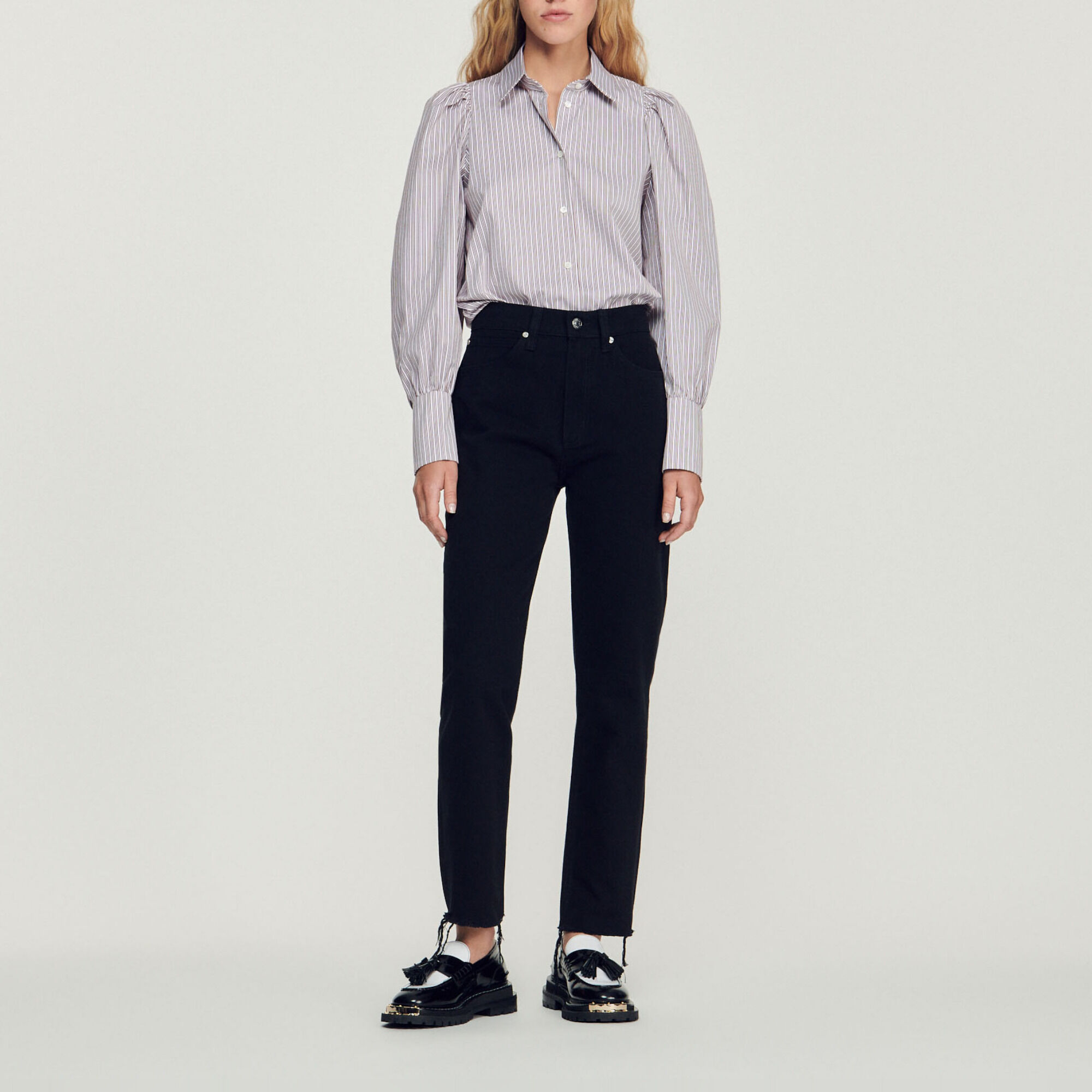 Straight-leg jeans