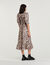 Long paisley printed dress