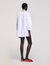 Short dress with lace detail