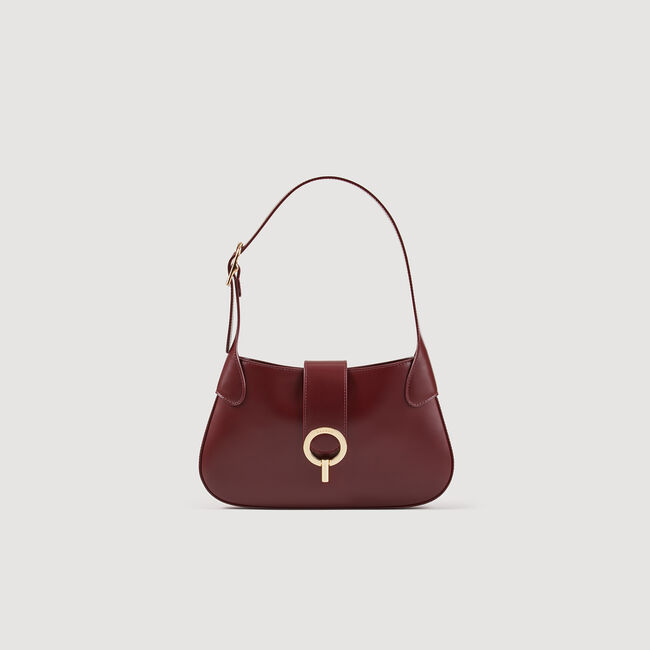 Baguette bag in certified leather