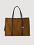 Suede tote bag