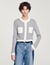 Two-tone cardigan