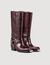 Tall boots with square toes