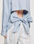 Long tie-back shirt