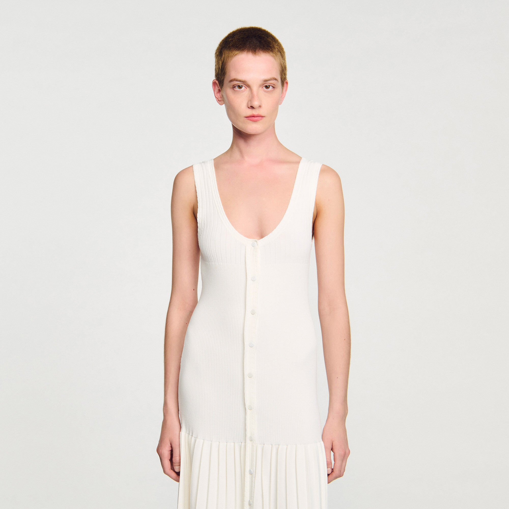 Knit maxi dress