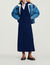 Long dress with open collar