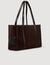 Soft suede shopping bag