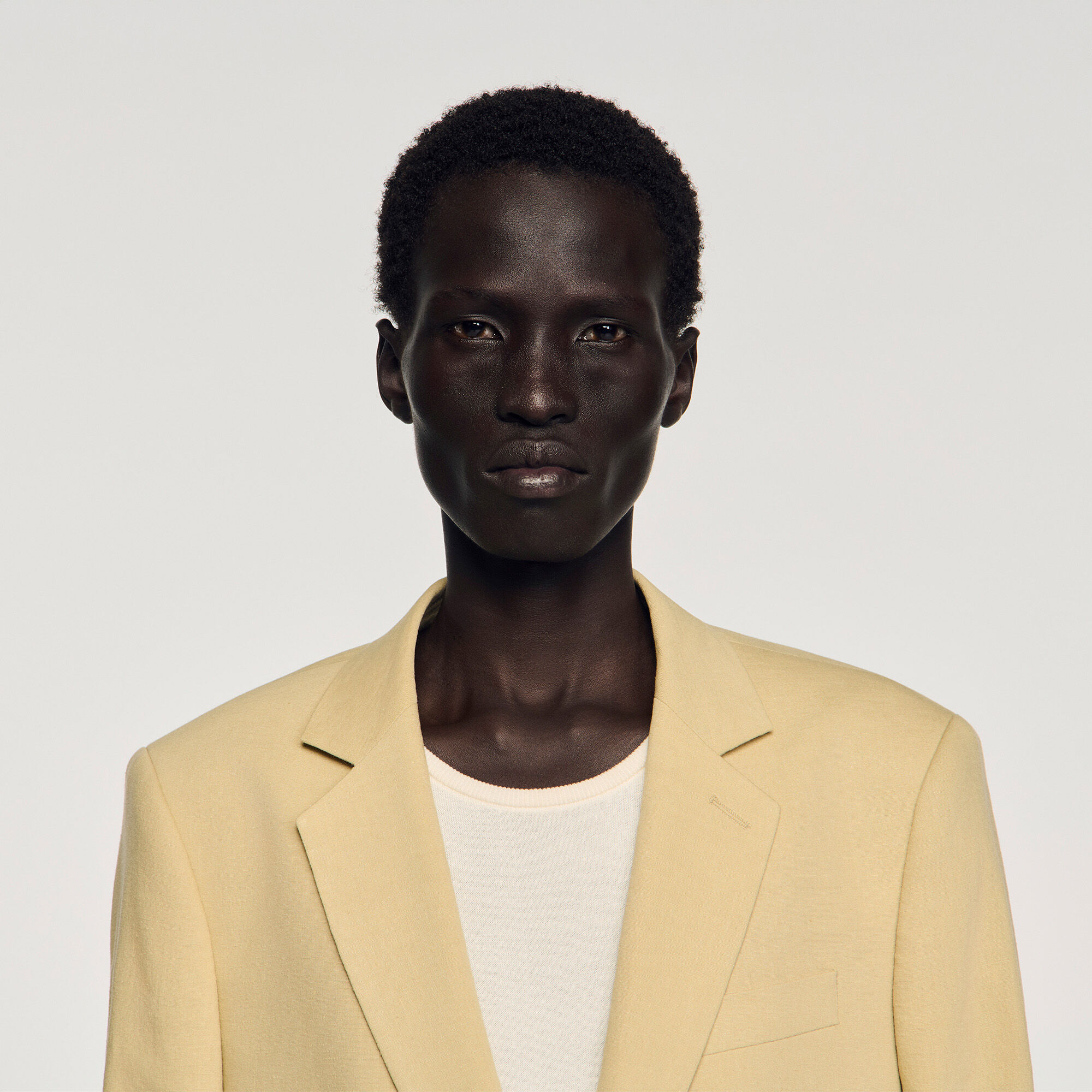 Classic linen suit jacket