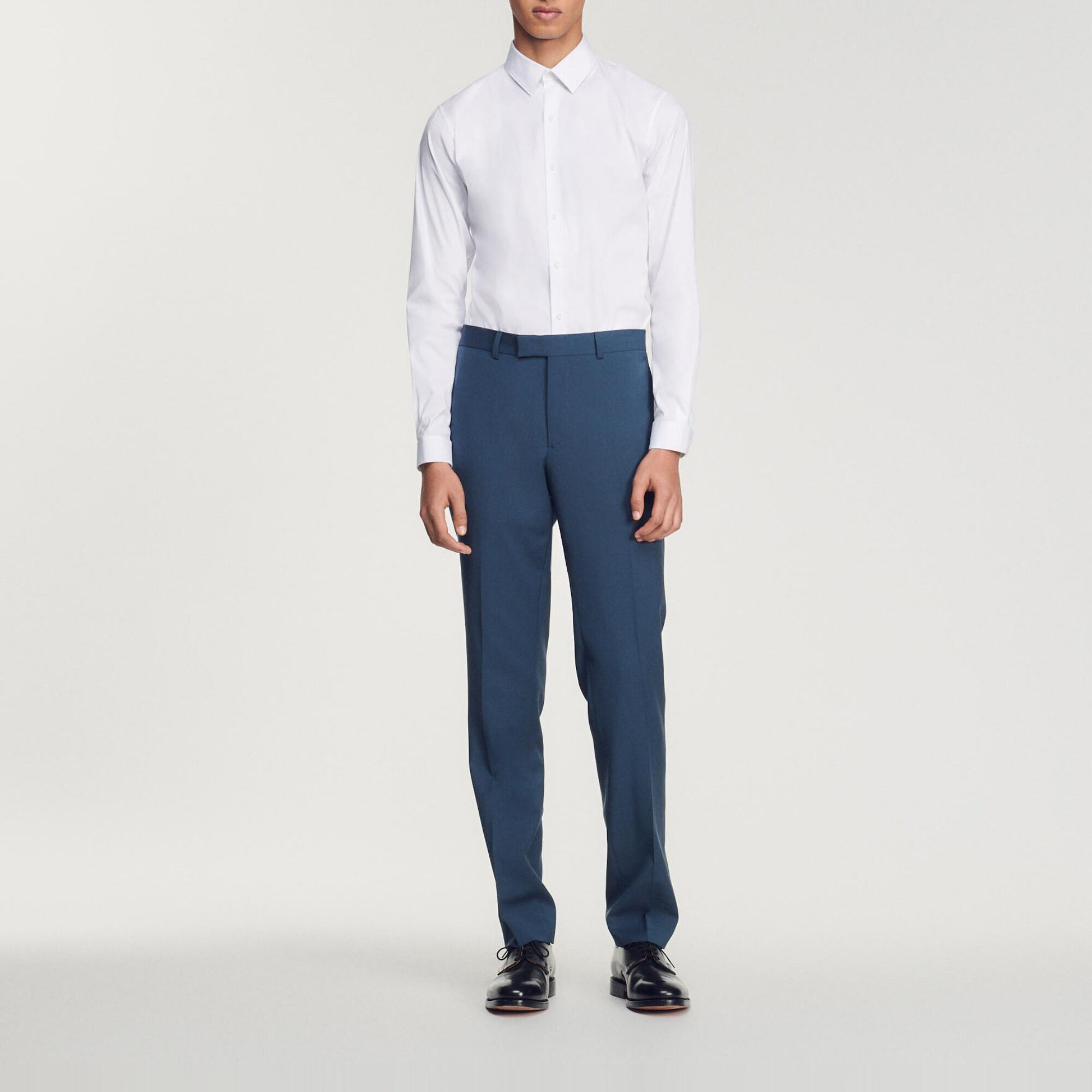 Classic cut suit trousers