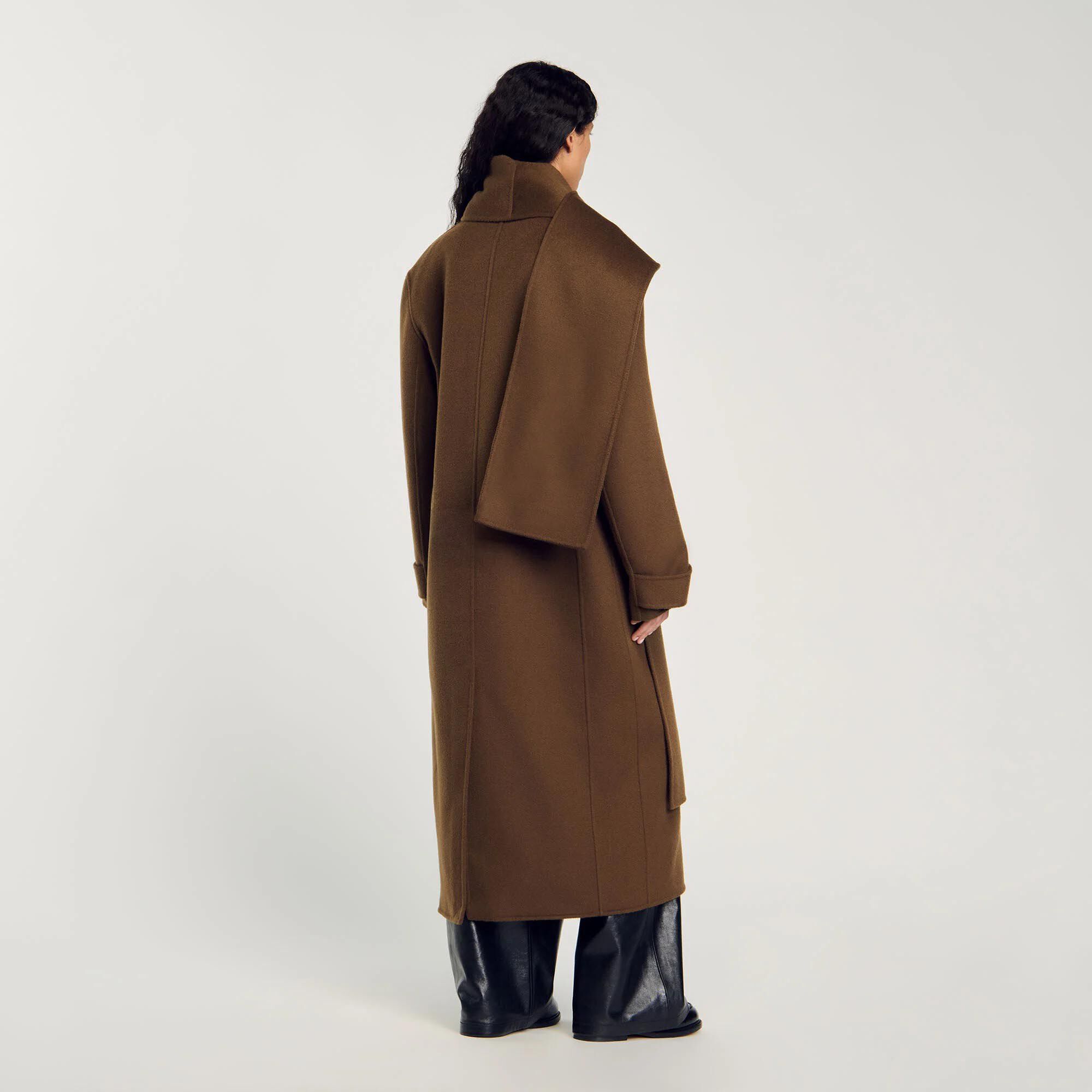 Oversized wool coat