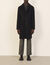 Wool and cashmere coat
