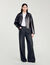 Wide-leg rhinestone jeans