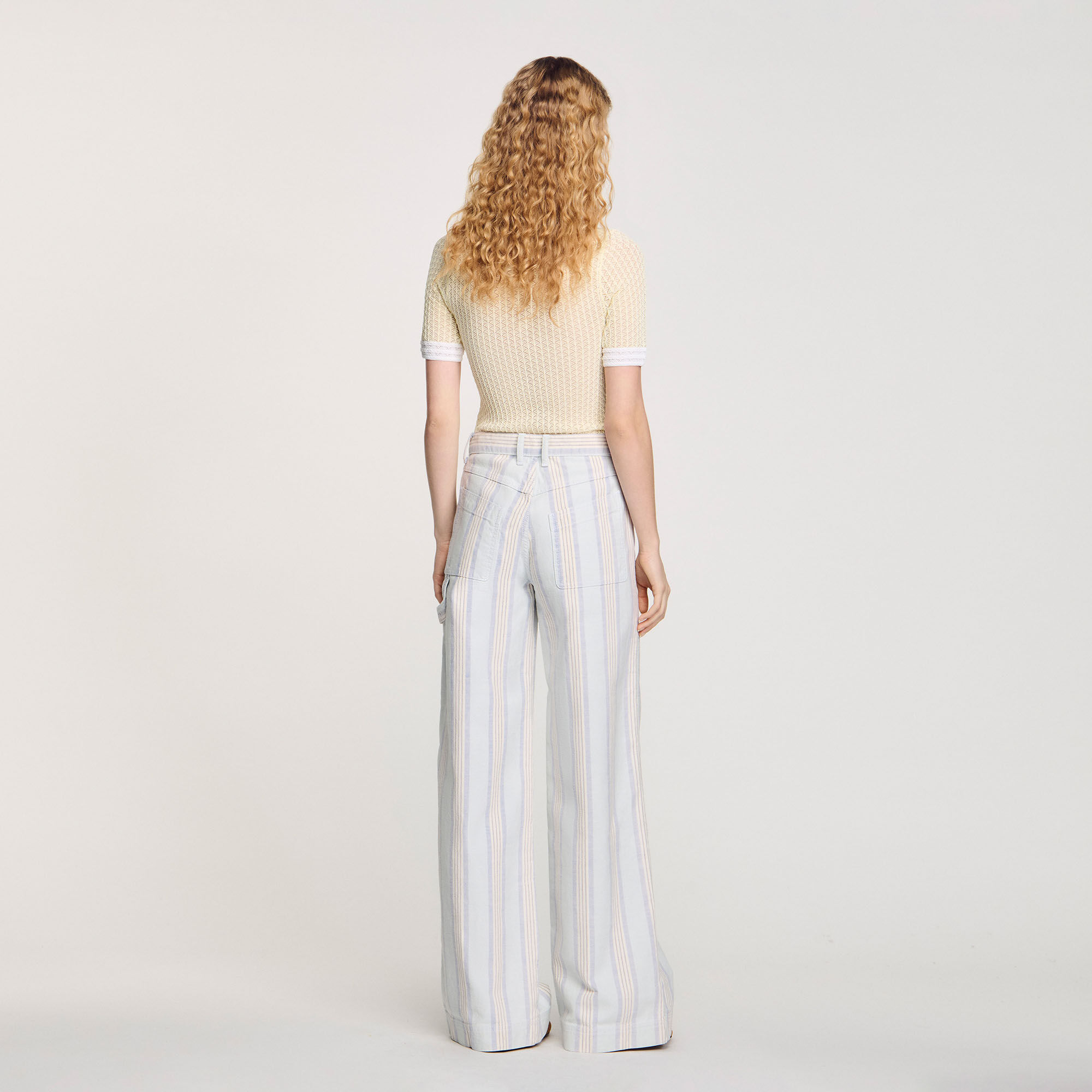 Striped jeans