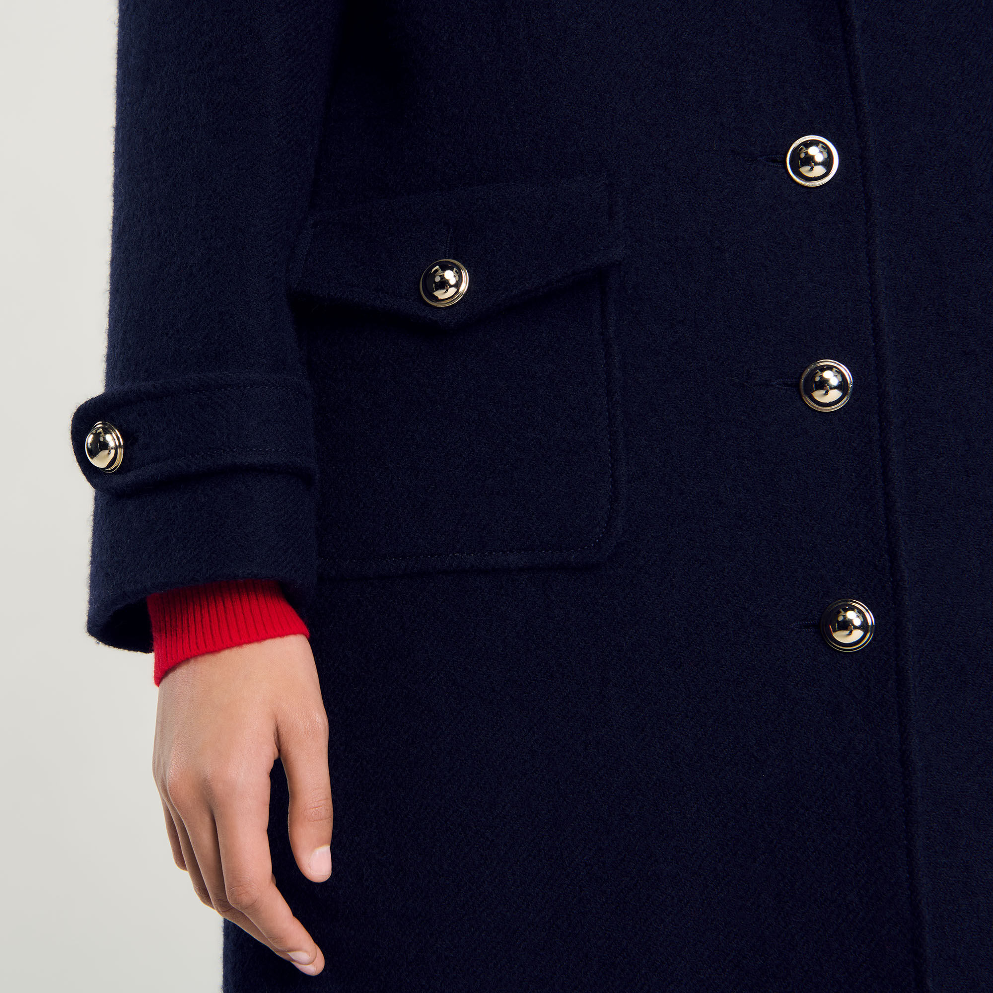 Long oversized coat