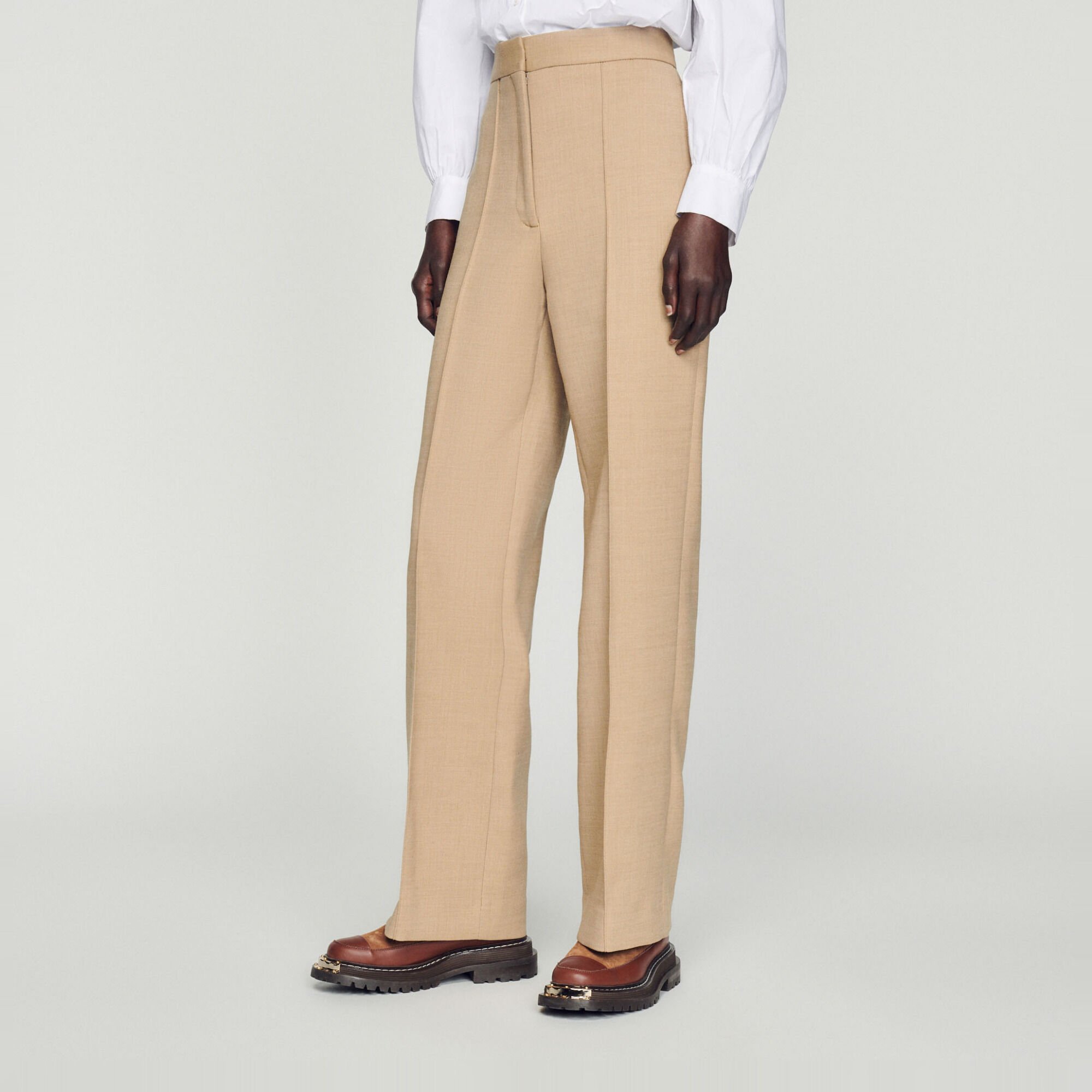 Straight-leg trousers