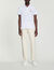 Embroidered tulip polo shirt