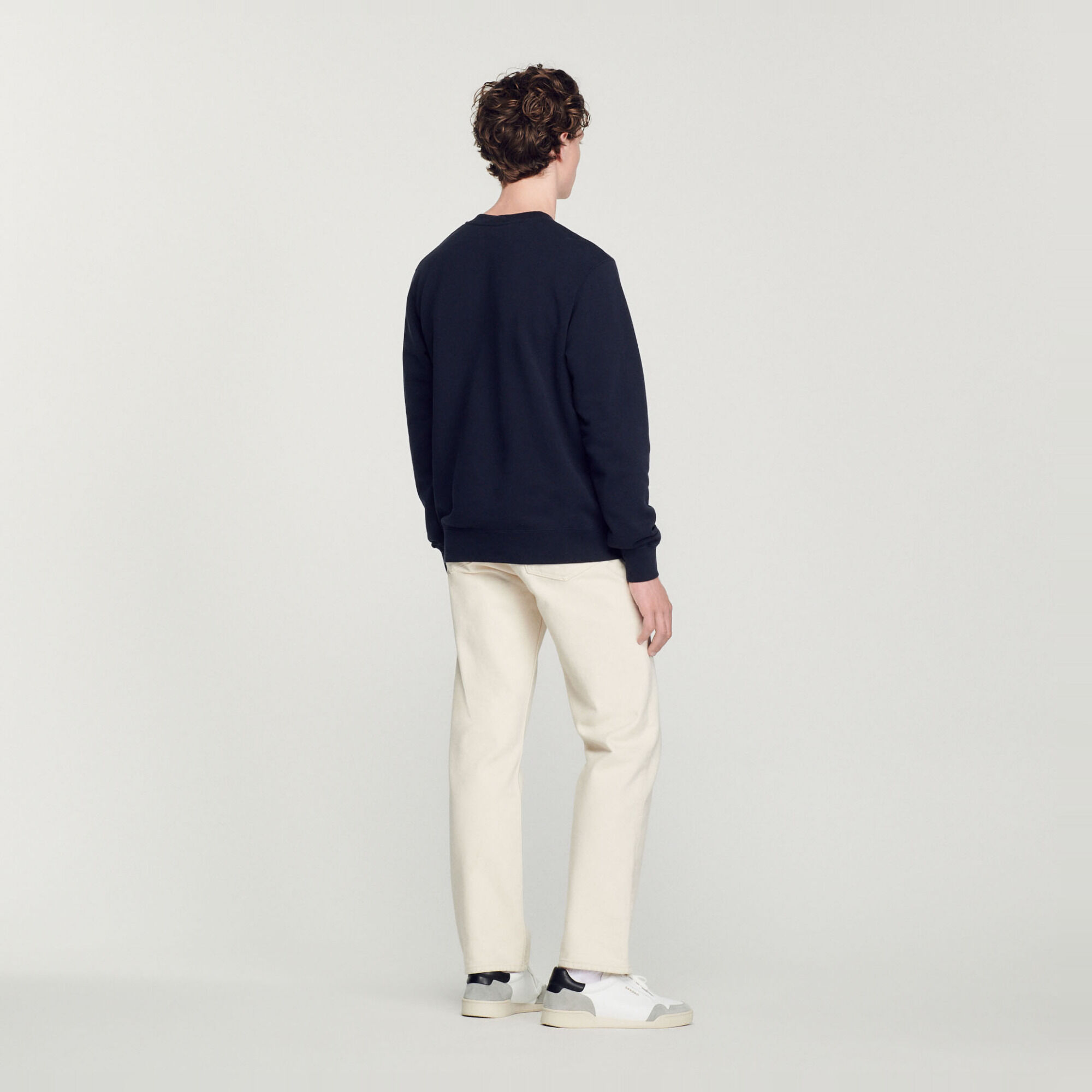 Embroidered dandelion sweatshirt