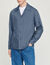 Floaty shirt with spread collar