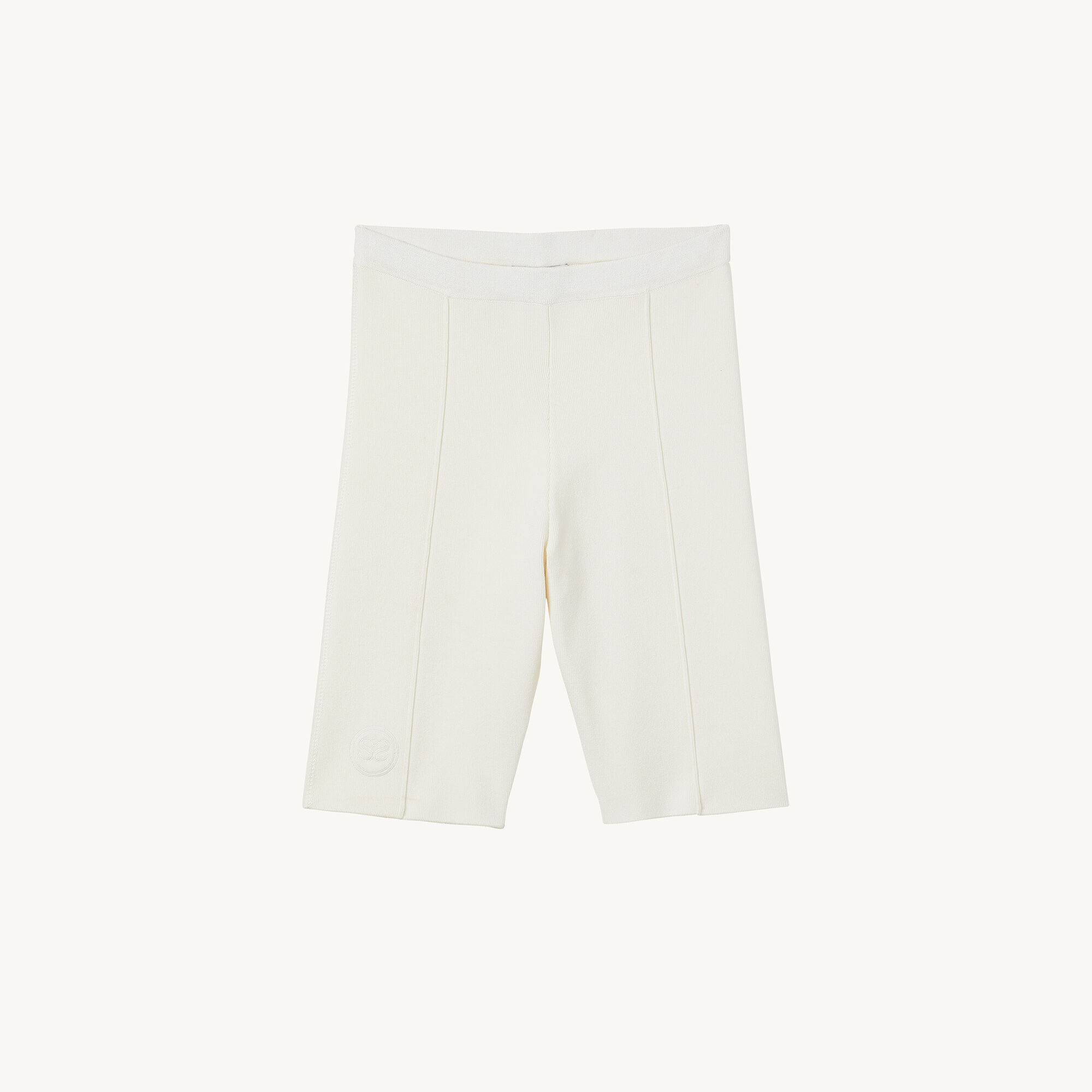  Embroidered knit cycling shorts