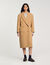 Long wool-blend coat