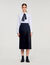Long pleated skirt