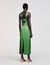 Fluid satin-effect dress
