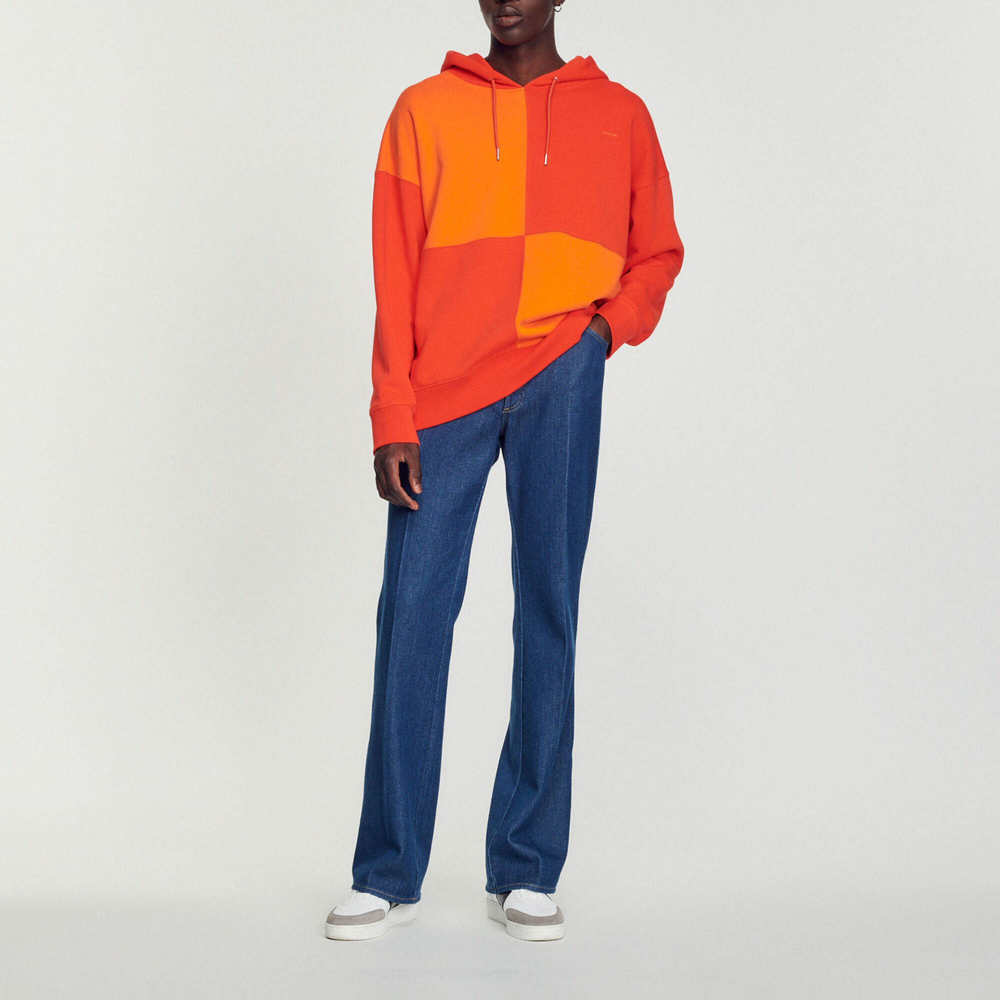 Oversized fleece hoodie