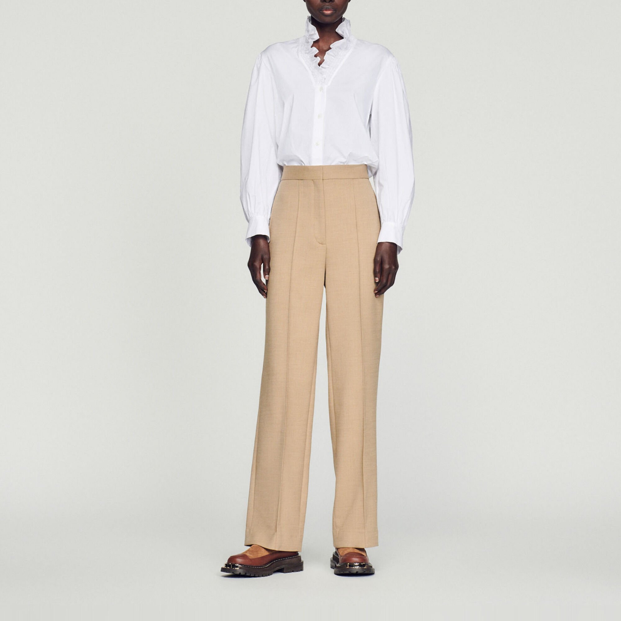 Straight-leg trousers