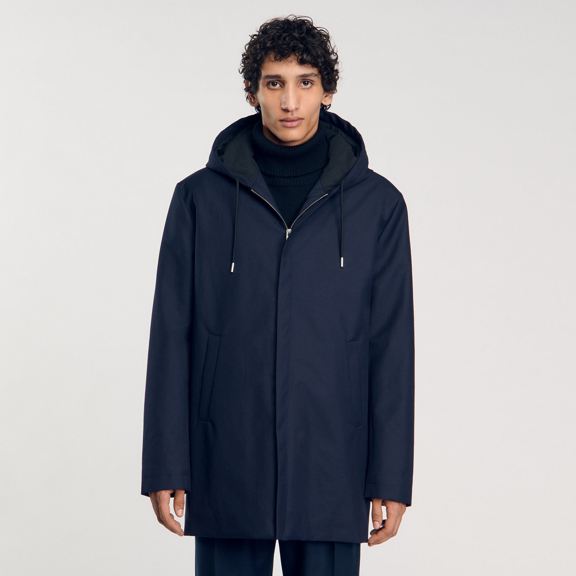 Hooded parka with zip Hooded parka with zip