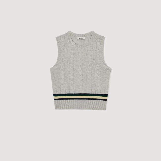 Sleeveless short jumper