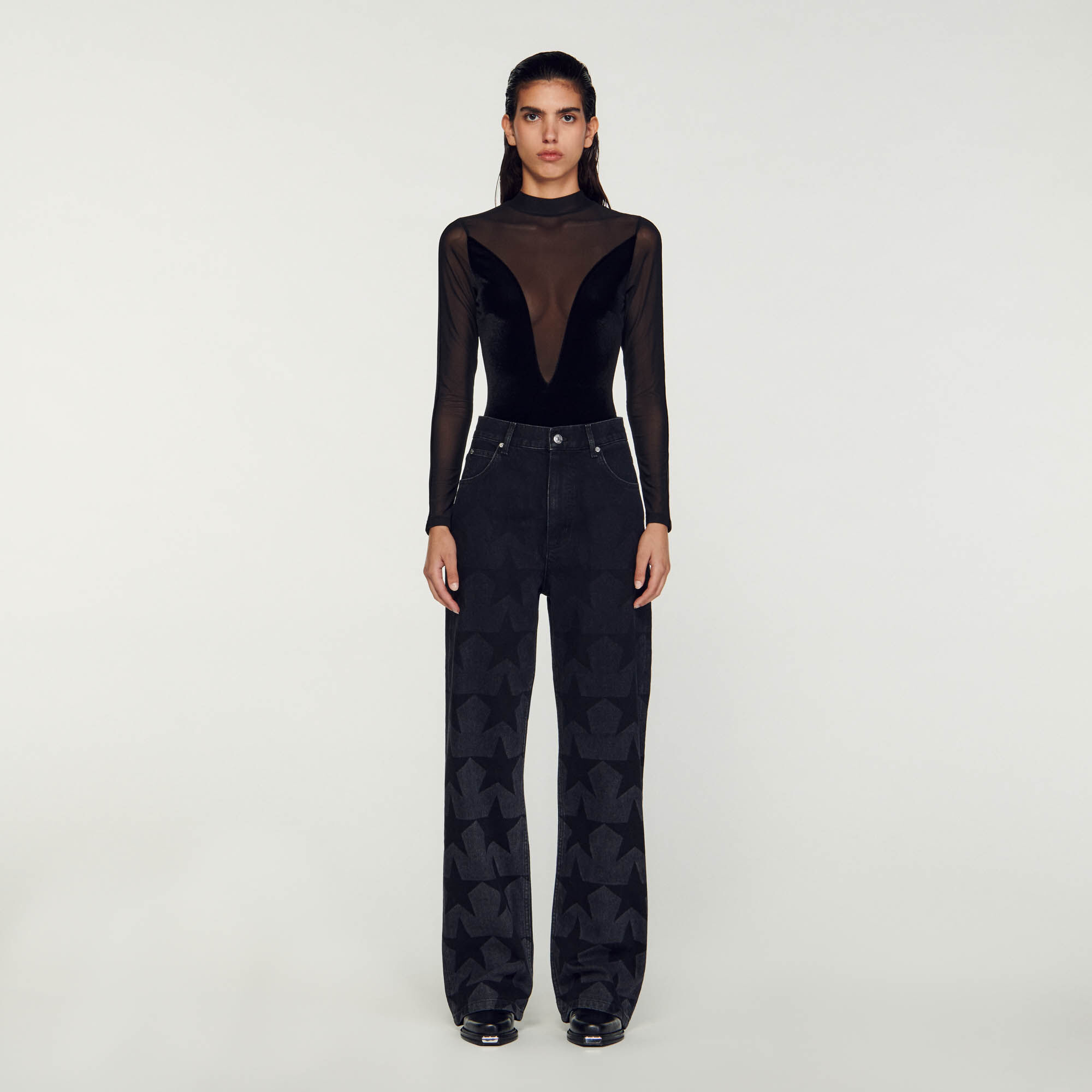 Sandro shop black jeans