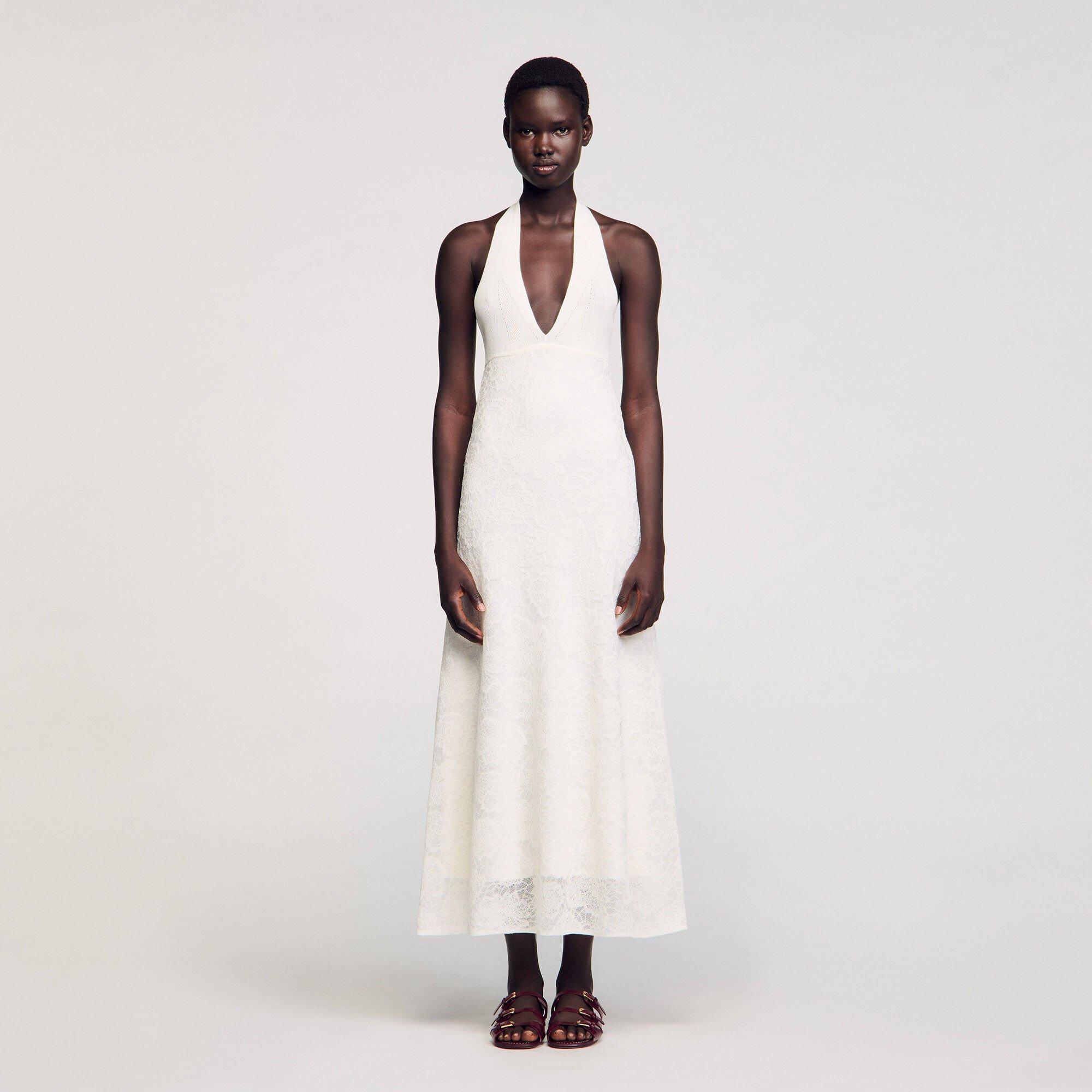 Long knit dress