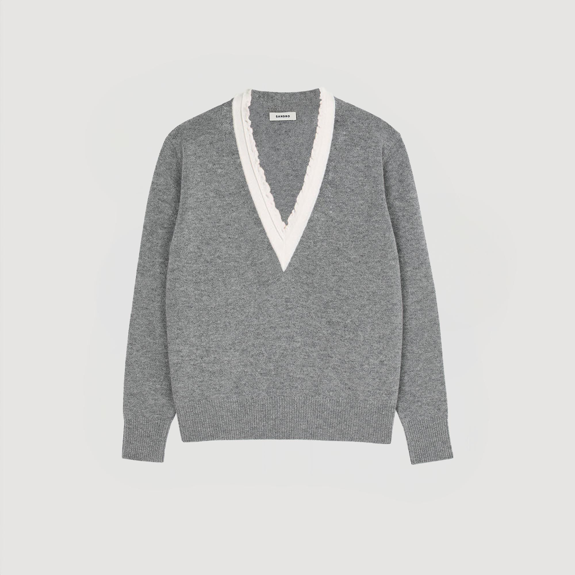 V-Neck Jumper - Sweaters & Cardigans - Sandro-paris.com