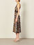 Printed silk dress
