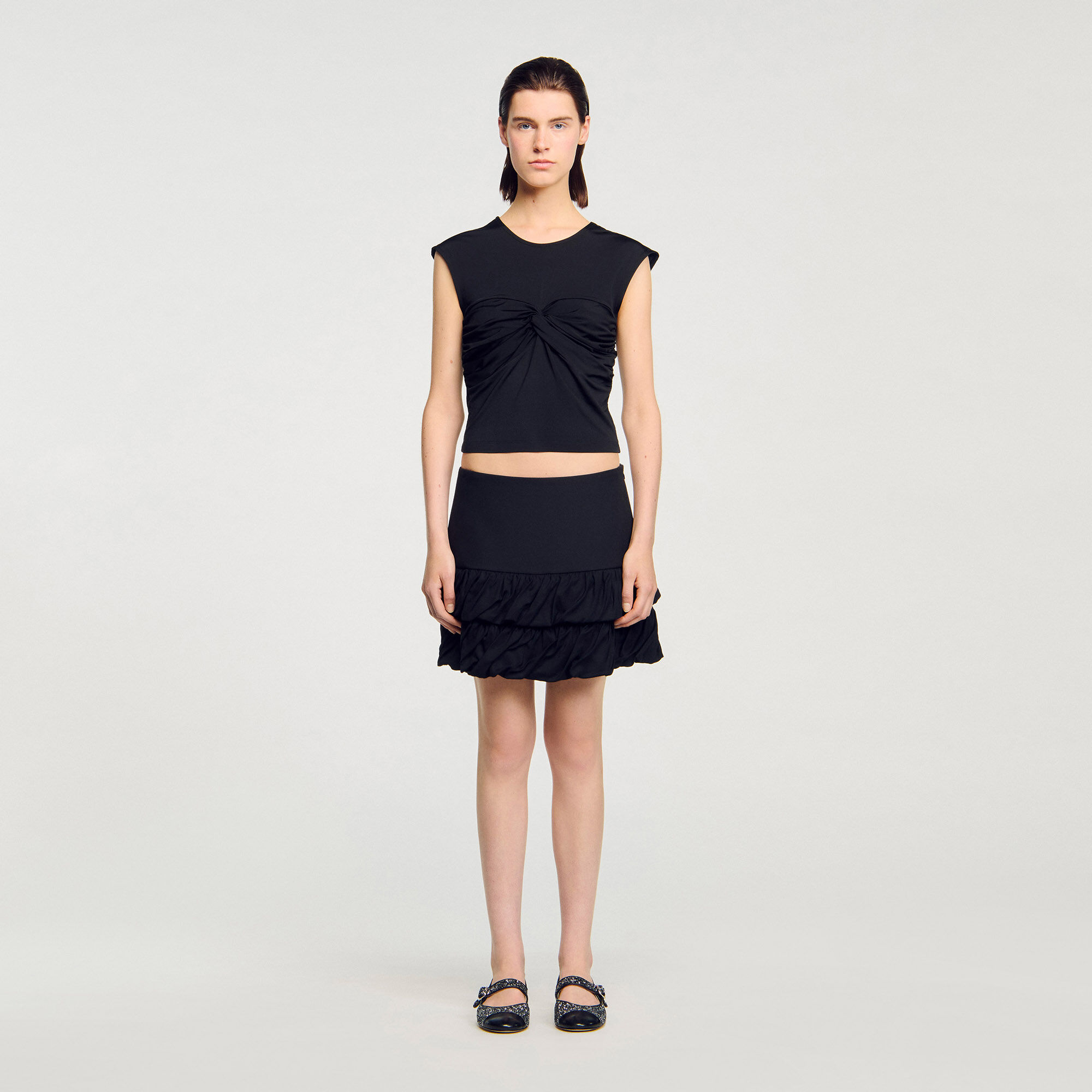 Draped T-shirt