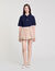 Striped bubble skirt