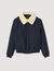 Jacket with removable collar