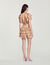 Loose-fitting ruffled dress